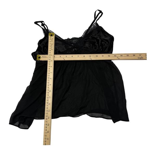 In Bloom By Jongail Size Medium Vintage Laced Sheer Baby Doll Cami/Tank - Picture 3 of 4